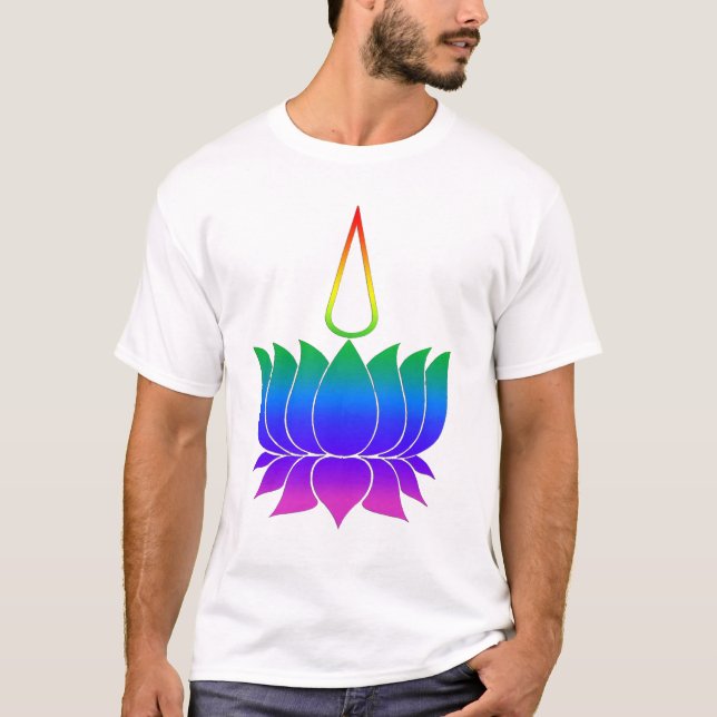 Camiseta Lotus com Namam, orgulho gay (Frente)