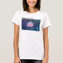 Camiseta Lótus em Água Escura