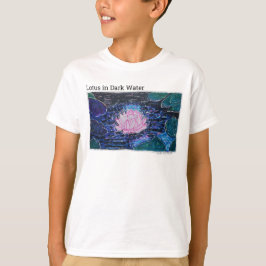 Camiseta Lótus em Água Escura