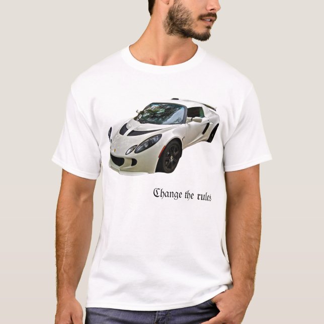 Camiseta Lotus Exige - mude as regras - t-shirt (Frente)