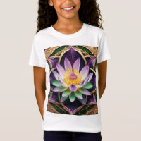 "Lotus Flower Digital Art Shirt"