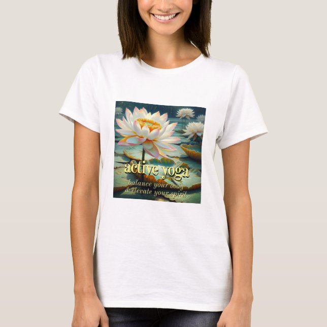 Camiseta Lotus flower Yoga (Frente)