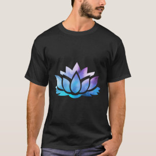 Camiseta Lotus Flower Yoga Espiritual Sonho Colorido T Shir