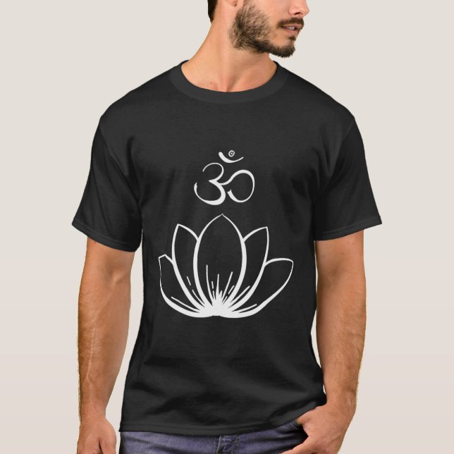 Camiseta Lótus Ohm. Om Mandala  (Frente)