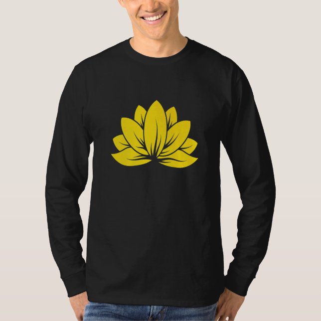 Camiseta Lotus Ohm Yoga Third Eye Isha Hindu Linga (Frente)