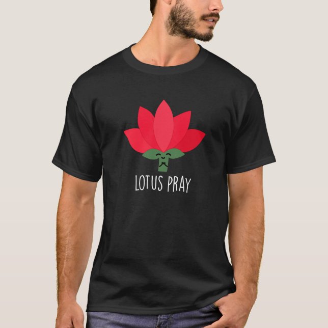 Camiseta Lotus Oray Funny Plant Pun Dark BG (Frente)