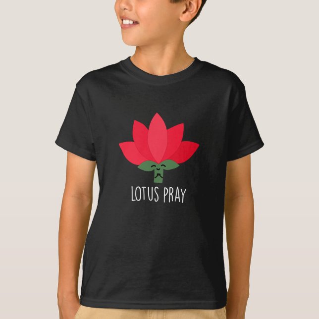 Camiseta Lotus Oray Funny Plant Pun Dark BG (Frente)