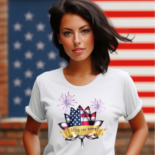 Camiseta Lotus para o POTUS Político (Criador carregado)