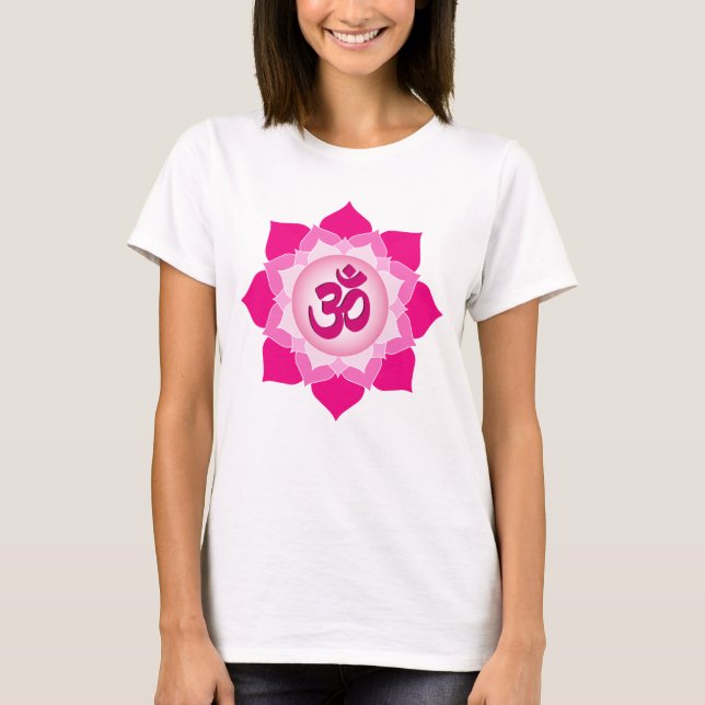 Camiseta Lótus rosa (Frente)