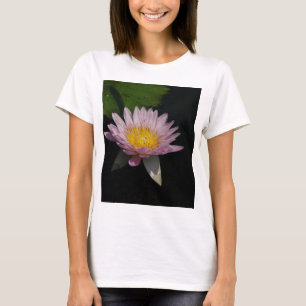 Camiseta Lotus roxo cor-de-rosa Waterlily