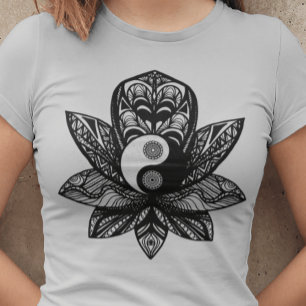 Camiseta Lotus Yin Yang