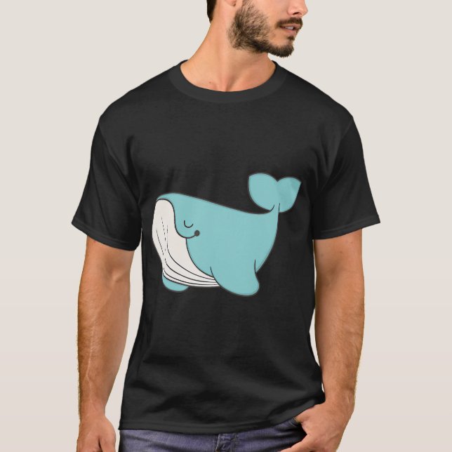Camiseta lou, a baleia (Frente)