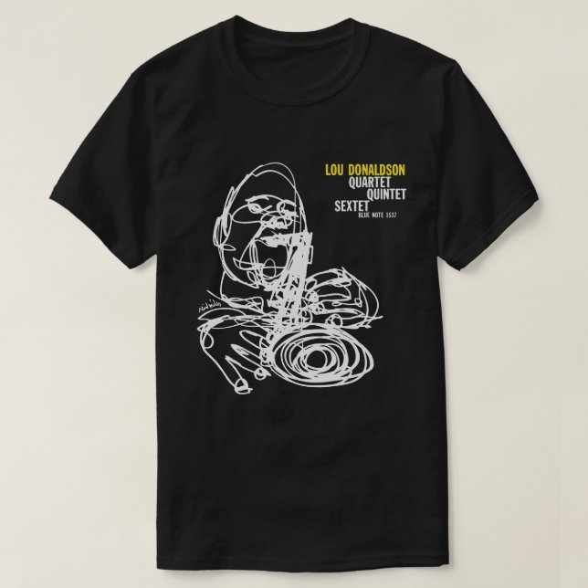 Camiseta Lou Donaldson Jazz (Frente do Design)