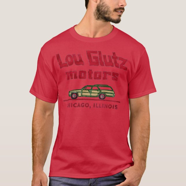 Camiseta Lou Glutz Motors Funny (Frente)