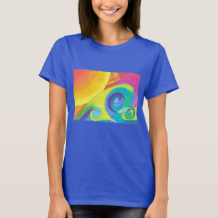 Camiseta louca da onda