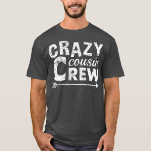Camiseta Louca da Tripulação de Primo para Crian