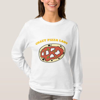 Camiseta Louca de Pizza Pizza Lover T-Shirt