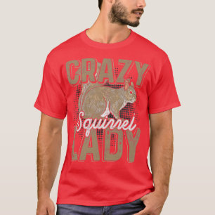 Camiseta Louca esquilo Lady Women Grunge