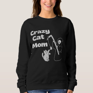 Camiseta Louca Mãe de Gato – Presente Divertido pa