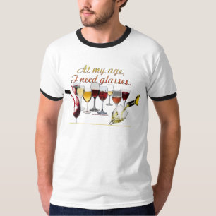 Camiseta Louça para vinho da SlipperyJoe com trocadilho atr