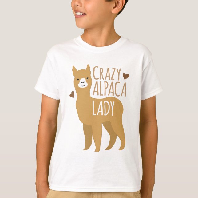 Camiseta Louca senhora alpaca (Frente)