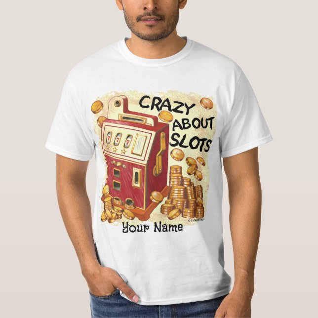 Camiseta Louca Sobre Slots (Frente)