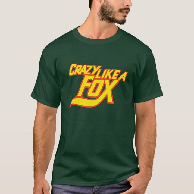 Camiseta Louco como um Fox (Frente)