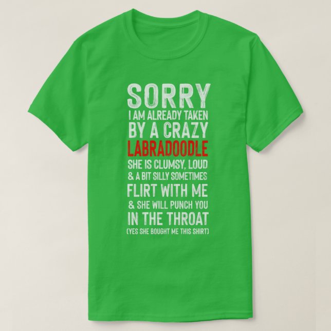 Camiseta Louco Labradle Meme Humor (Frente do Design)