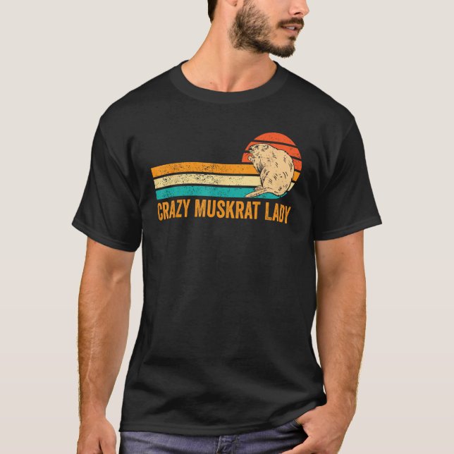 Camiseta Louco Muskrat Lady Retro (Frente)