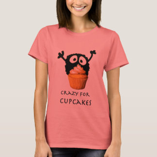 Camiseta Louco para cupcakes