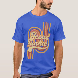 Camiseta Louco por Jesus retrô Amor como Jesus Hippie dos a