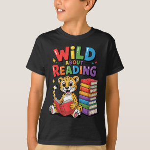 Camiseta Louco por ler adorável livro infantil de professor