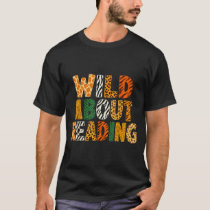 Camiseta Louco por ler professor amante de livros de animai