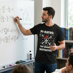 Camiseta Louco por Matemática - Pirata Engraçado de Matemát