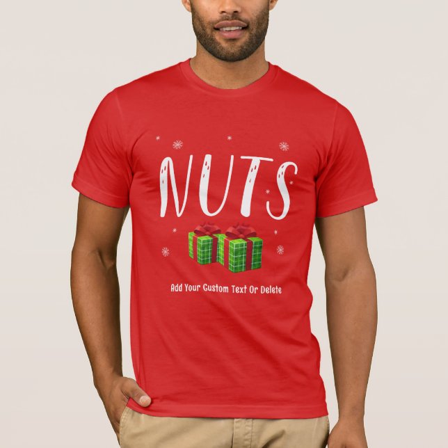 Camiseta Loucos Castanhas Felizes Casais de Correspondência (Frente)