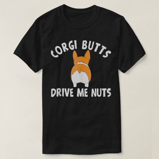 Camiseta Loucos Corgi Drive Me (Frente do Design)