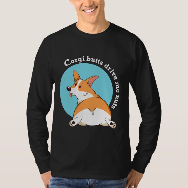 Camiseta Loucos Corgi Drive Me (Frente)