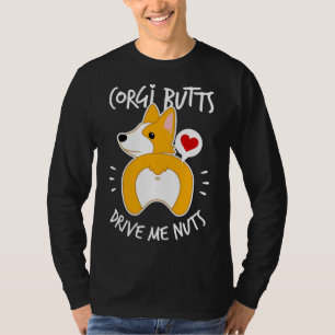 Camiseta Loucos Cute Corgi Bumbum Drive Me