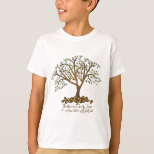 Camiseta Loucos de árvore da família