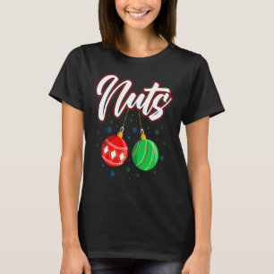 Camiseta Loucos de Natal Engraçados Casal Correspondente