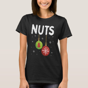Camiseta Loucos de Natal Engraçados Casal de Correspondênci