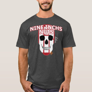 Camiseta Loucos de nove polegadas HANDSKULL básico