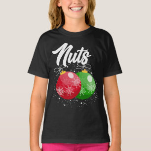 Camiseta Loucos de peito Casal de Natal Correspondente