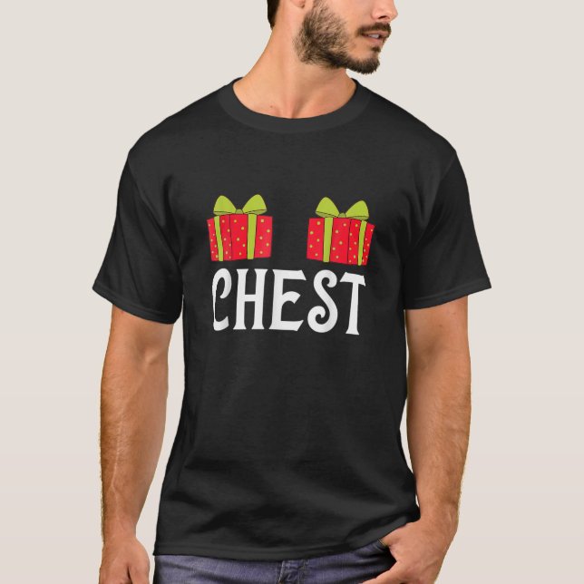 Camiseta Loucos De Peito Correspondendo Castanhas Engraçado (Frente)