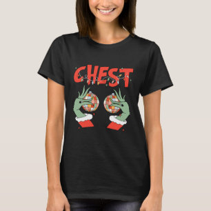Camiseta Loucos De Peito Que Correspondem Às Castanhas De N