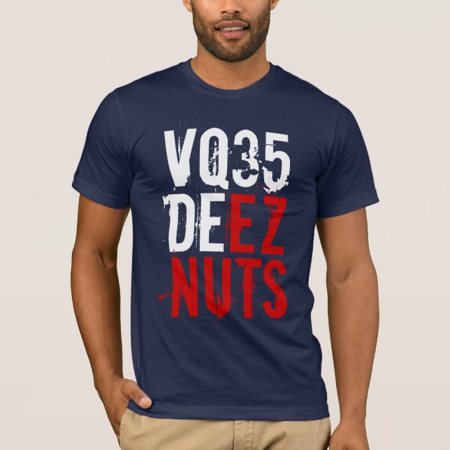 Camiseta LOUCOS de VQ35 DEEZ (vermelhos/branco) (Frente)