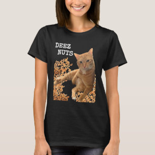 Camiseta Loucos DEEZ de Gato piada com caju
