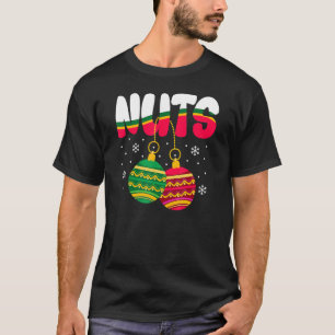 Camiseta Loucos do tórax Correspondendo Casais de Natal H