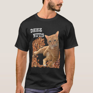 Camiseta Loucos Hilariante DEEZ piada com gato e p engraçad