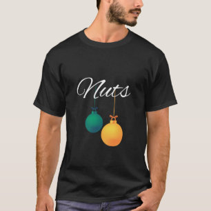 Camiseta Loucos no tórax Correspondendo Casais de Natal Pij
